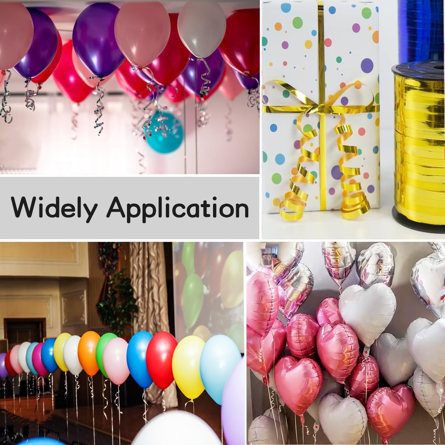 Decoration Balloon Ribbon Smooth Ribbon For Party Decoration (36 Pcs Set) Decoration Balloon Ribbon Smooth Ribbon For Party Decoration (36 Pcs Set)